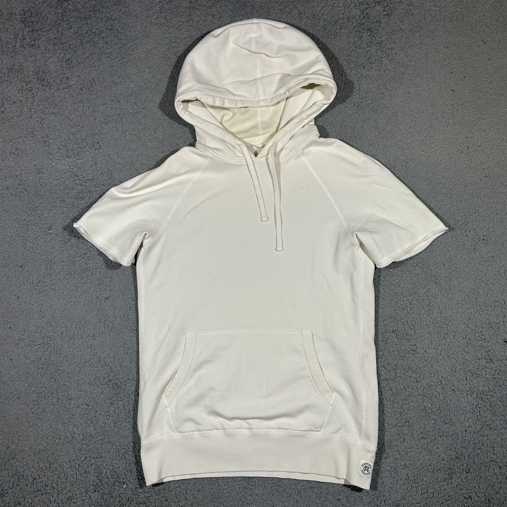 Reigning Champ Short Sleeve Cotton Hooded Sweatshirt Unisex Small #3712